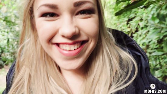 Pretty blonde smashed by stranger at the park