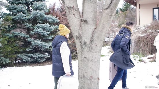 Girls fuck dude in a threesome to make some heat