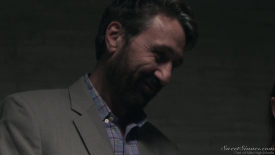 Dominant stud tortures his submissive sex slave