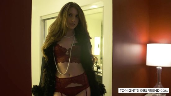 Slut's lingerie game is top-notch