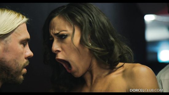 Stud testing chick's tolerance for hardcore sex