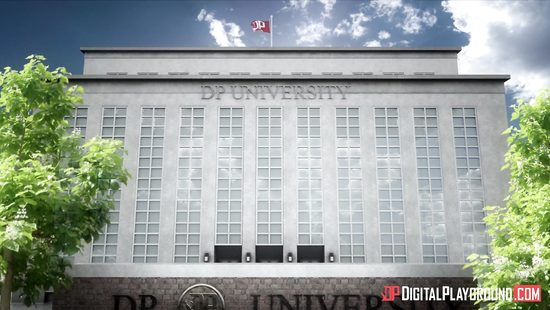 Prof. in a buffet of young pussy