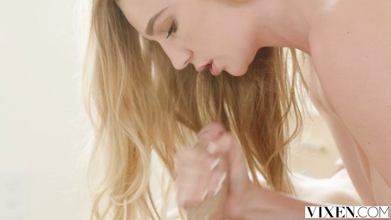 Doggystyle makes naughty blonde groan pleasurably