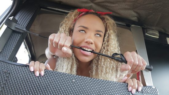 Good back seat fucking for a black ebony