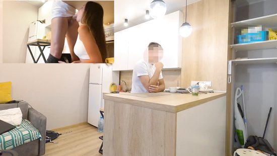 Marvelous amateur filmed when taking cock hard