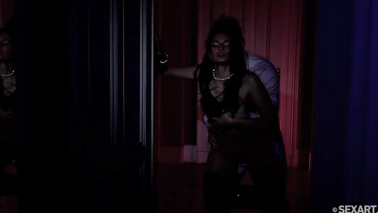 Late night hard sex after sloppy BJ