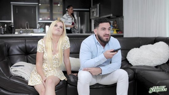 Alluring stepsister makes stepbrother cum