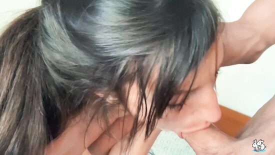 Bella loves deepthroating and a rear fuck