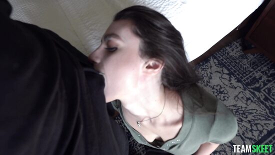 Chick deepthroats and sucks balls