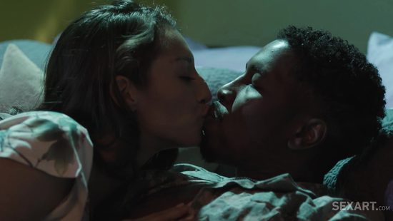 Making love with an ebony fellow