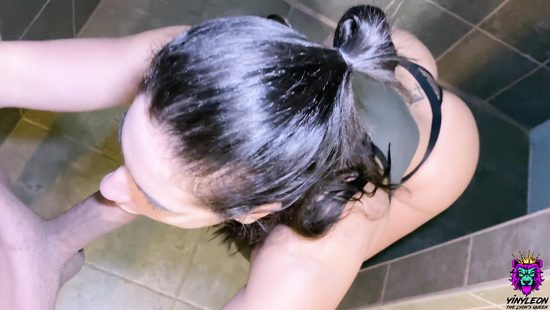 Intense pounding in the bathroom