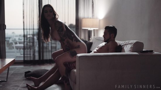 Sucking and swallowing makes her happy