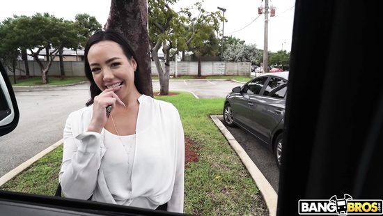 Brunette MILF enjoys car sex