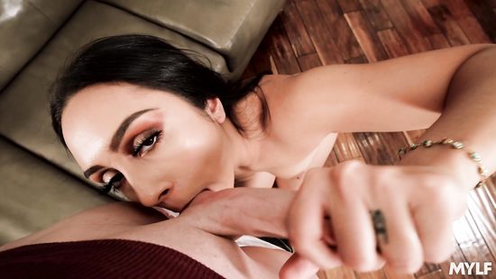 Brunette is fucked balls deep