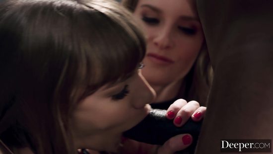 Interracial 3way with superb chicks