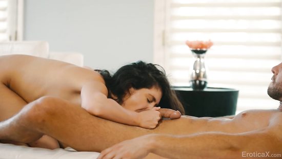 Brunette brutally fucked in ass