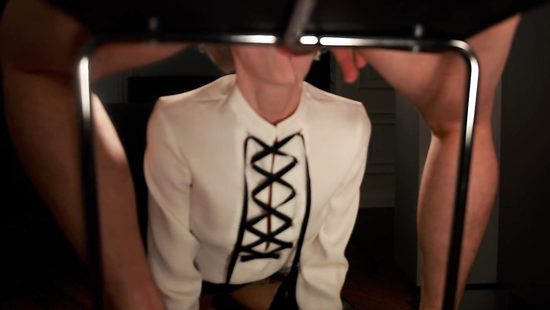 Secretary sucks some hard dick