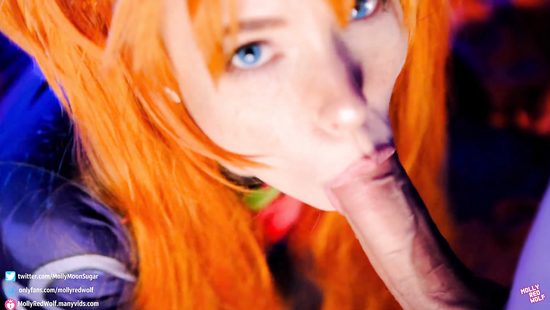 Redhead cutie sucks hard dick