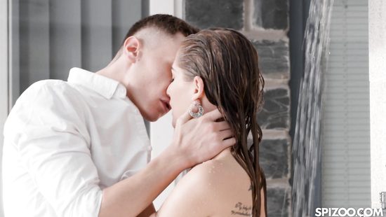 Petite girl screwed on chair