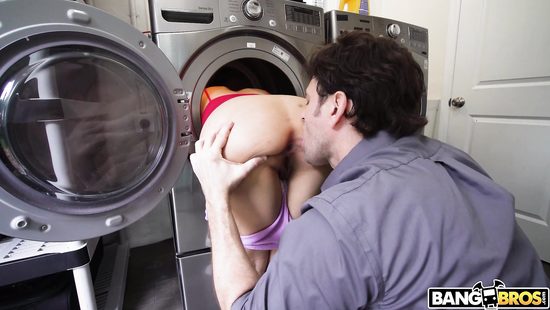 Lily Hall fucked by workman