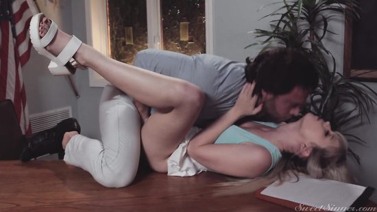 Boss fucks secretary Lilly Bell