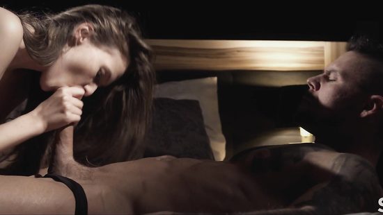 Couple in romantic sex scene