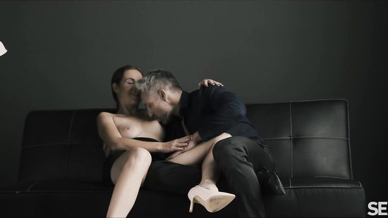 Horny couple in steamy action