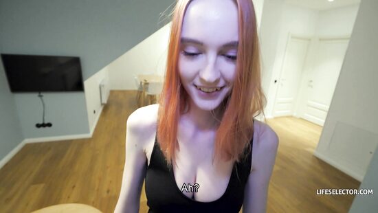 Ginger chick in POV scene