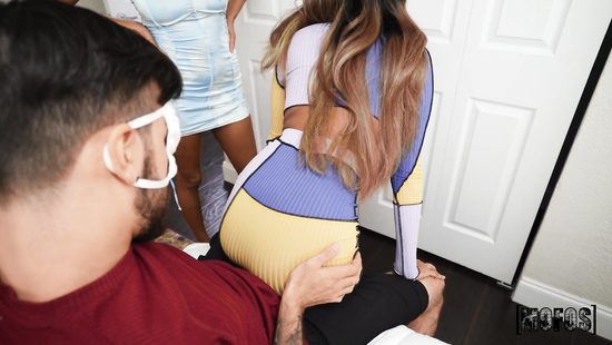 Ebony babes VS white cock