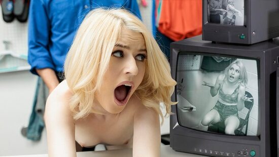 Shoplifter blonde is fucked hard