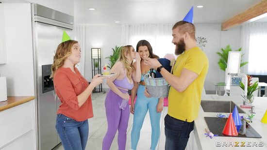 Playful sluts satisfy a handsome fellow