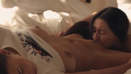 Beautiful lesbians make love and enjoy cunni