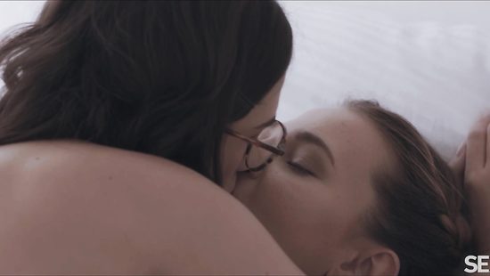 Loving girlfriends fondle and lick pussies