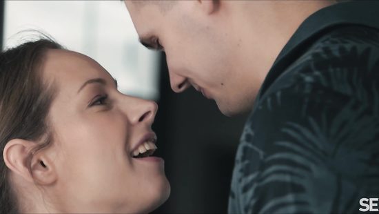 Naked girl and her guy enjoy oral games