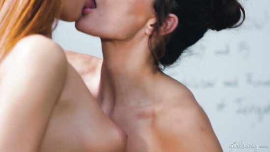 Lesbian sex in the classroom