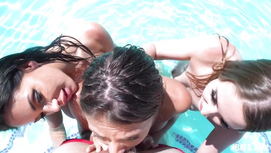 The swimmers are visiting a porn actor