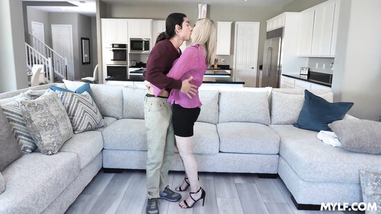 Lilly James screwed on couch