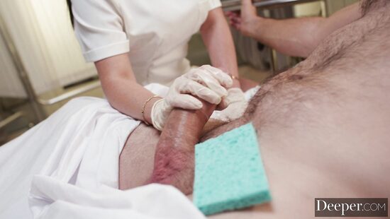 The patient's cock is too tempting