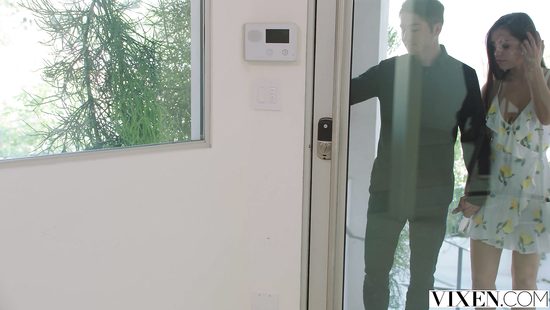 White girl groaning from thorough doggystyle