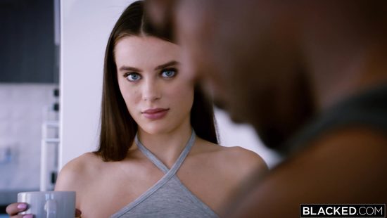 White chick with a butt tattoo smacked hard with a BBC