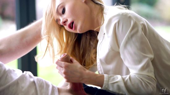 Blonde wont be fucking soon after the rough session