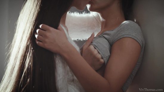 Slutty babes working to make each other climax