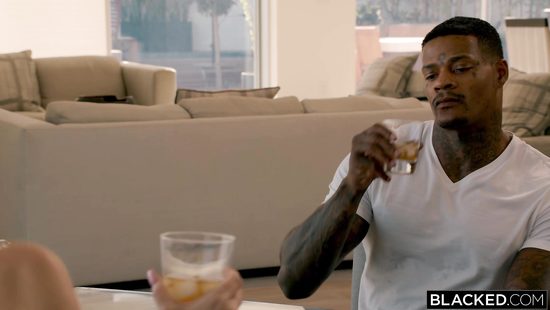 Humongous BBC stuffed in slut's asshole