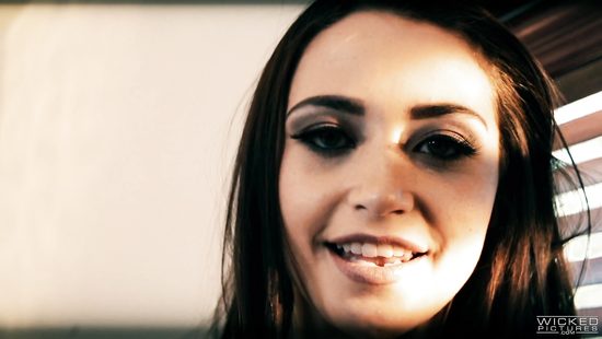 Smutty dame's bushy cunt getting punished