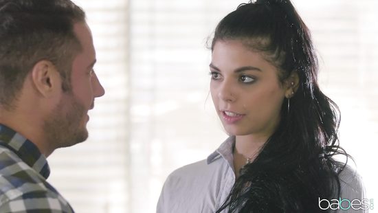 Ferocious fucker demolishing brunette's wet hole