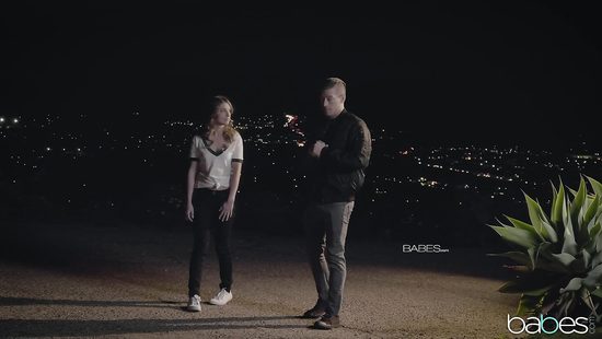 Blonde's panties moved to the side to pave way for cock