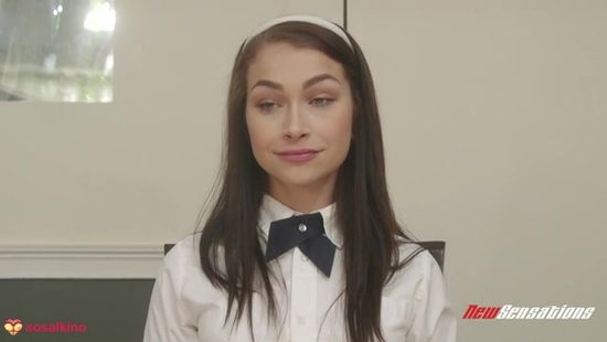 Cute schoolgirl weathering hardcore ramming