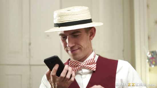 Dude receives a call to work on horny milf's pussy