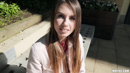 Amateur babe fucking random cock outdoors