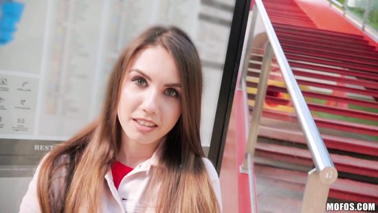 Amateur babe fucking random cock outdoors